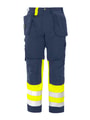 Projob werkbroeken 6502 geel marine